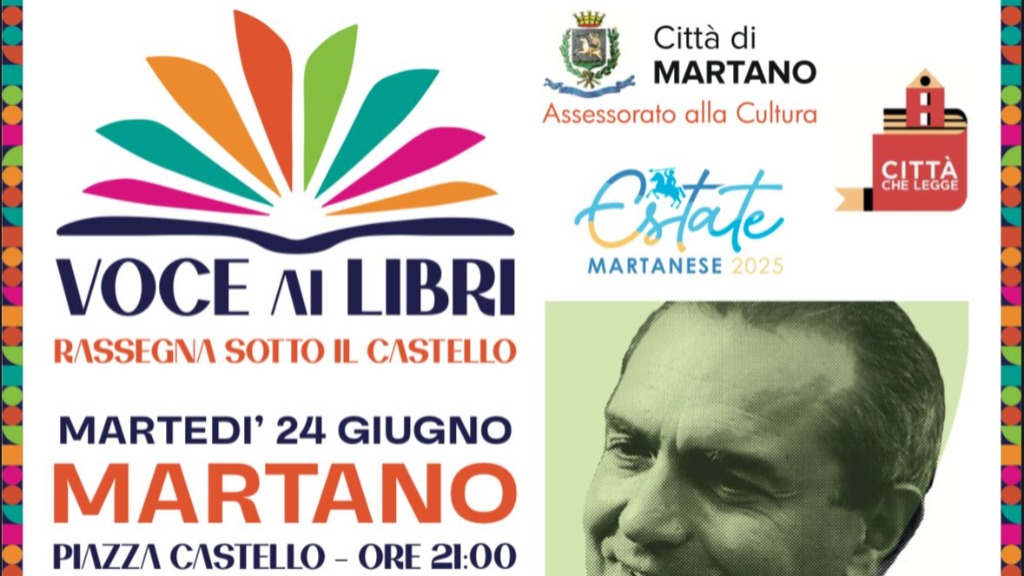 RITORNA LA RASSEGNA VOCE AI LIBRI – Martano