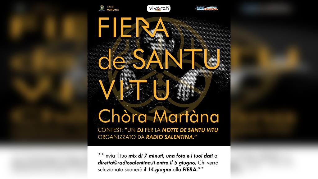 Un DJ per la Notte di Santu Vitu Martano, Costantino
