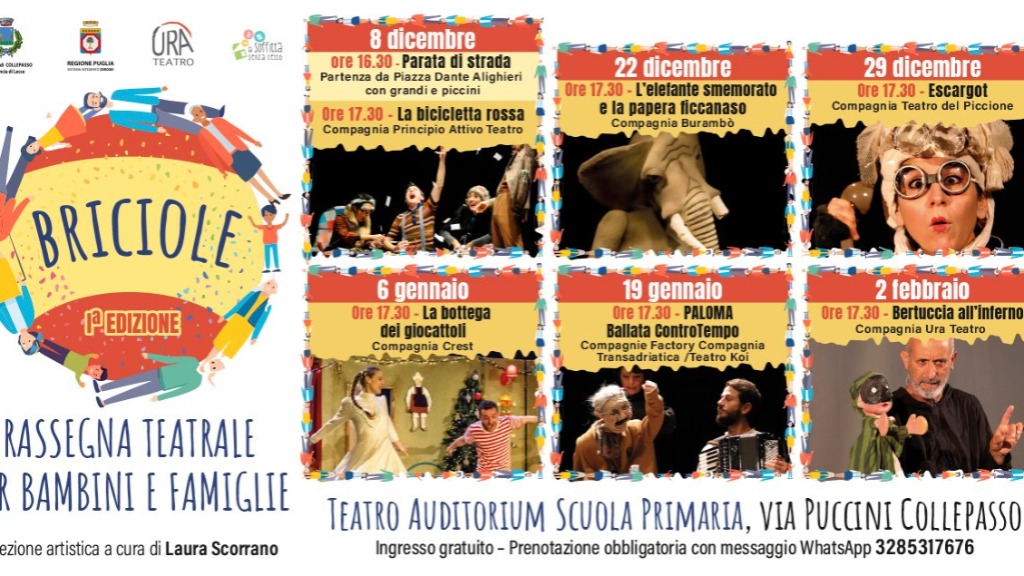  RASSEGNA TEATRALE PER BAMBINE E FAMIGLIE 