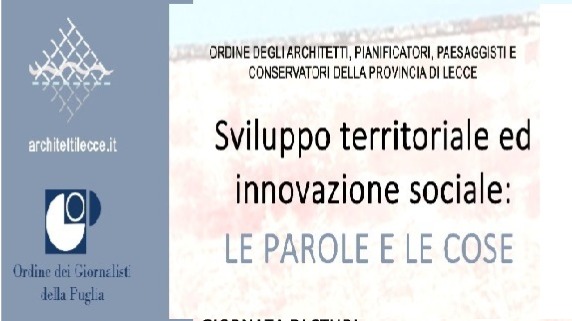 SVILUPPO TERRITORIALE E INNOVAZIONE SOCIALE:  LE PAROLE E LE COSE