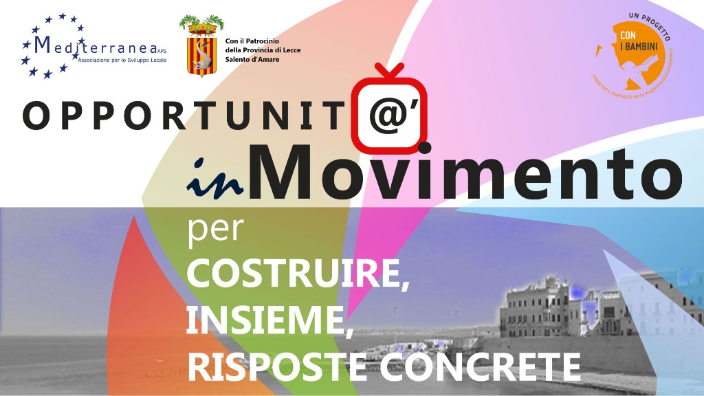 Opportunità in Movimento" - Tavolo di Co-Progettazione Turismo e Lavoro - 9 maggio 2025 Gallipoli Gallipoli